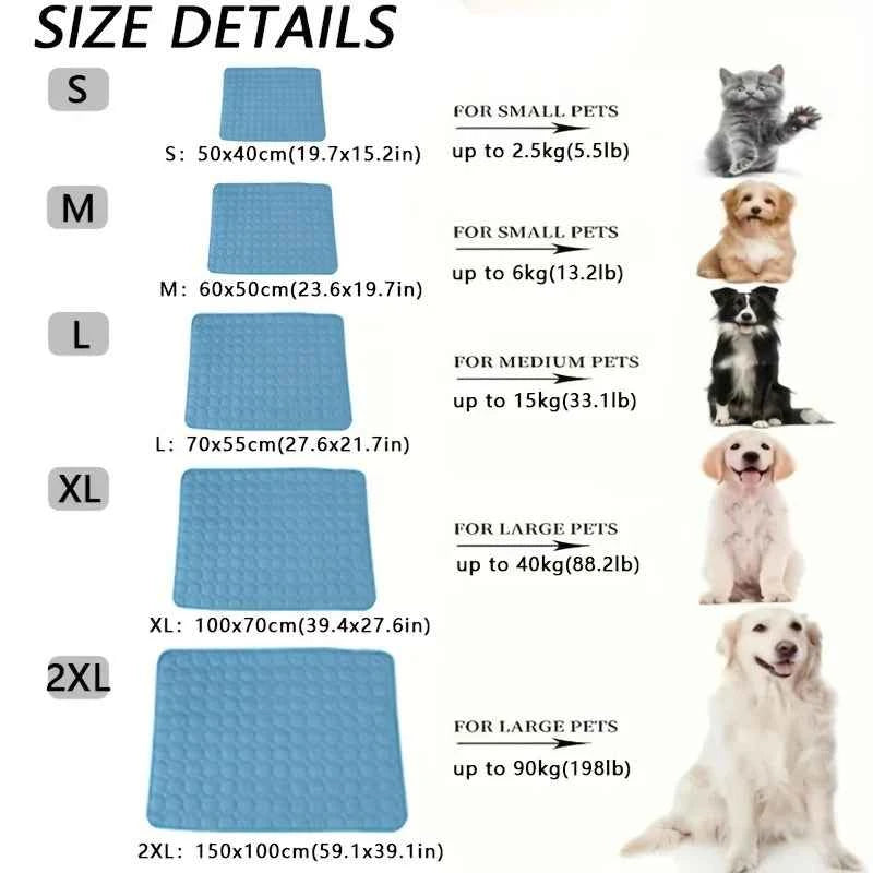 Stay Cool with Our Self-Cooling Gel Mat for Pets