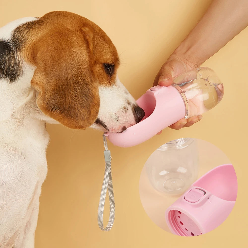 Dog Water Bottle with Drinking Bowl